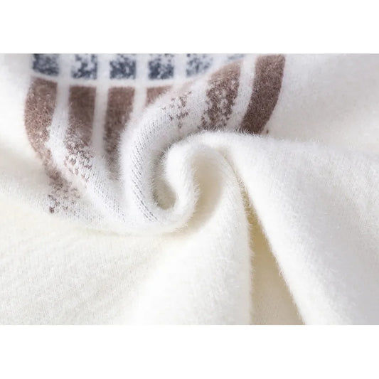 New Winter Tops Handsome Pullover Men Korean Harajuku Mens Christmas Sweaters Grade Luxury Thick Warm Sweater