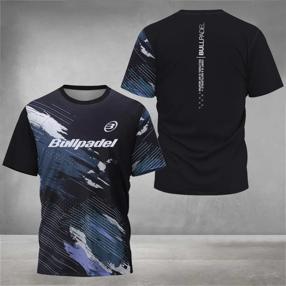 Cool Padel - camiseta transpirable masculina de manga corta, camiseta de tenis al aire libre, nueva colección de fitness