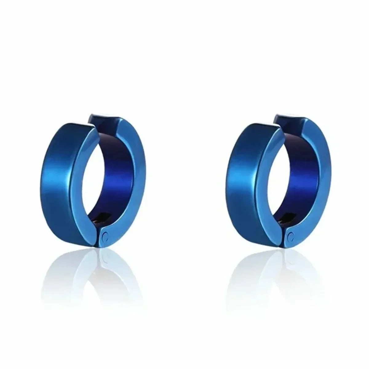 2pcs Punk Mens Strong Magnet Magnetic Ear Stud Set,Non Piercing Cross Clip-on Earrings Suitable Gifting Boyfriend Lover Jewelry