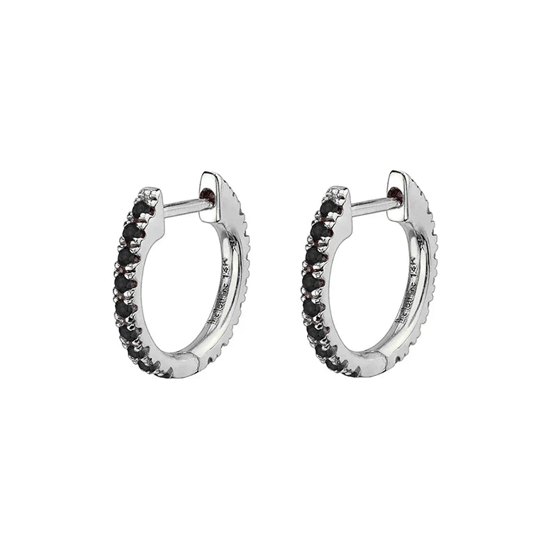 CRMYA Black CZ Zircon Dripping Oil Women's Earrings Set Fashion Gold color Earring Accessories For Women 2025 Jewelry Wholesale