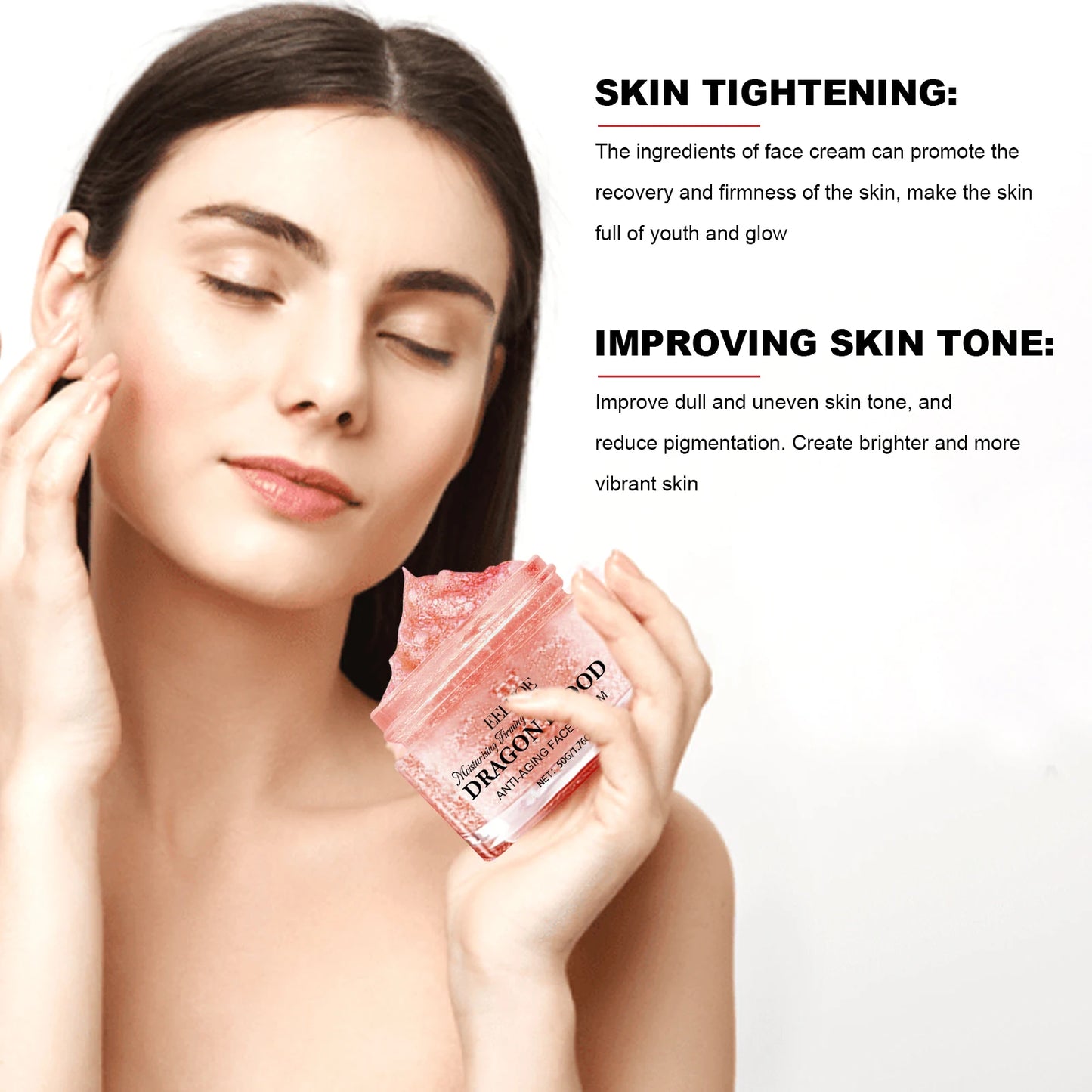 EELHOE Dragon Blood Cream Rejuvenation Facial Treatments Reduce Fine Lines Anti Wrinkle Tighten Skin Lifting Dragon Blood Serum