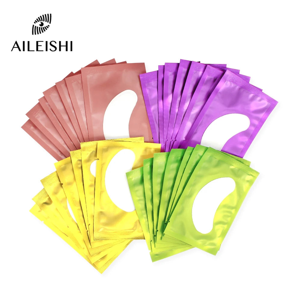 500 Pairs Wholesale Eyelash Extension Supplies Paper Patches Grafted Eye Stickers Under Eye Pads Eye Tips Sticker Lash Eyepatch