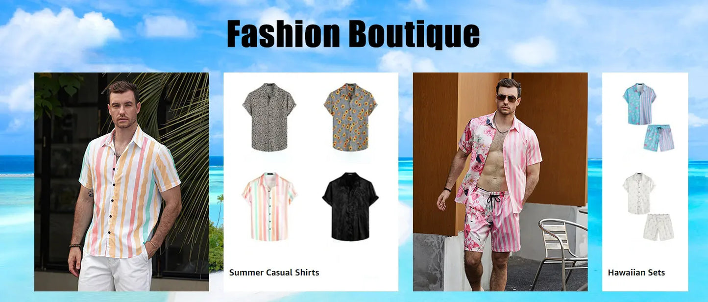 3D Printed Geometric Pattern Men's Shirt Colour Blocking Fashion Button Down Collar Short Sleeve Men's Hawaii Suit Summer Shirt