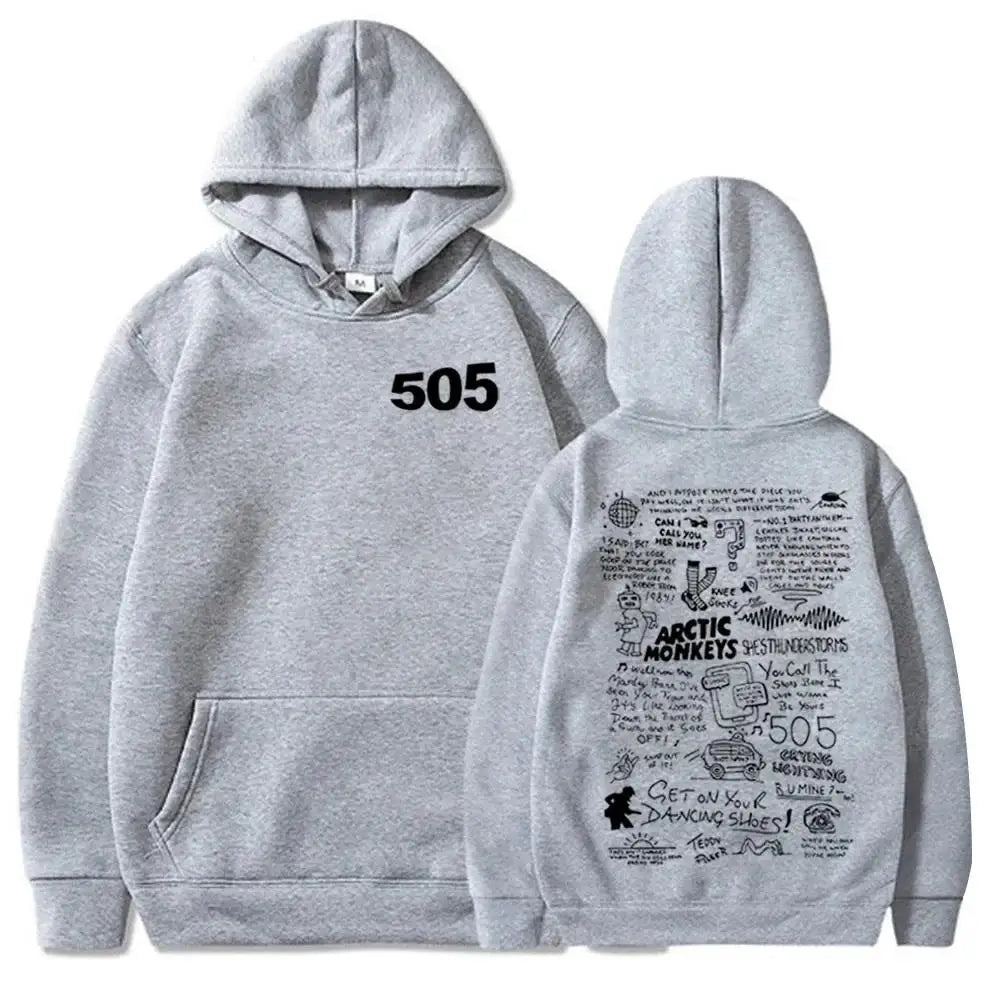 505 Hoodie Arctic Monkeys Music Hoodie Arctic Monkeys Merch Gift For Arctic Monkeys Fan Pullover Tops Streetwear Unisex