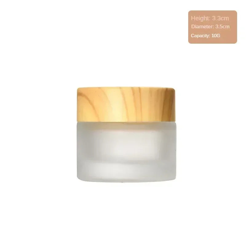 Lotion Refillable Glass Bottle Storage Eye Cream Sealed Dispenser Facial Mask Cosmetic Jar Container Personal Care Travel Set