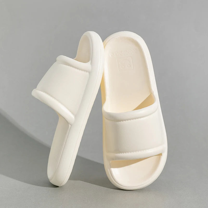 New Men's Slippers EVA Non-slip Bathroom Slipper Soft Comfortable Home Summer Sandal Indoor Bathroom Slippers Male Shower Shoes