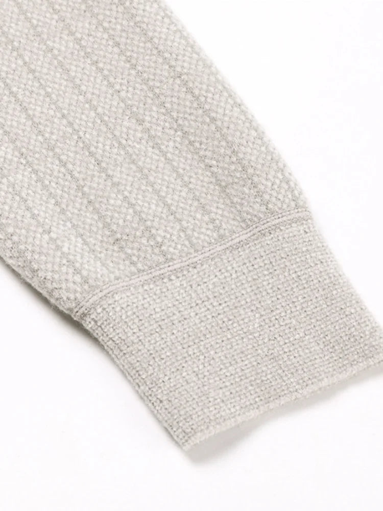 Designer Quality Men's Lapel Fake Two-Piece Long Sleeve T-Shirt Winter New Bee Print Plush Thickening Sweater Business Menswear