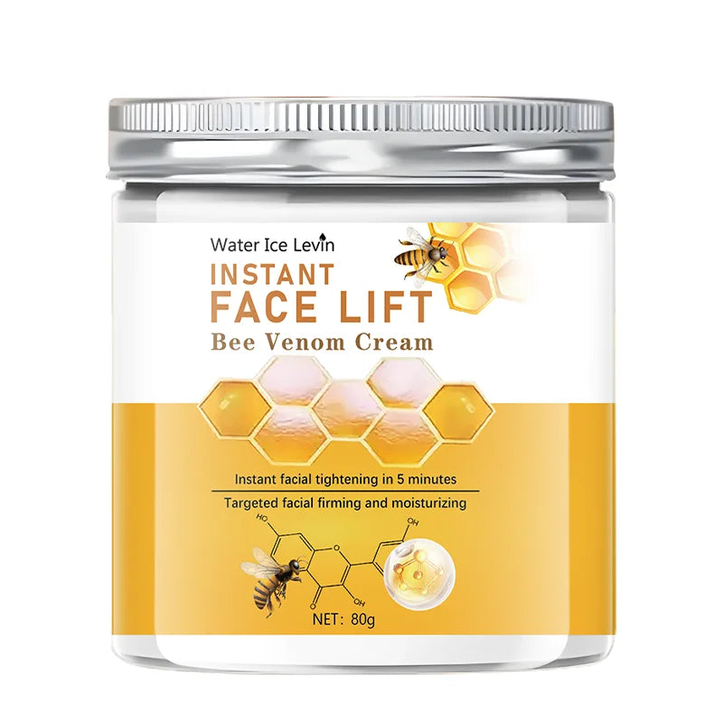 The Pestless Bee Venom Instant Facial Lifting Cream, Moisturizing, Vitamin B3, Hydrating Acid and Honey, Suitable for All Skin Types, Firming, Lifting and Smoothing Skin