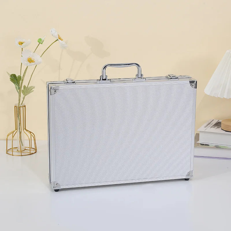 Portable Aluminum Alloy Watch Storage Box 10/12/18 Grid Large Capacity Jewelry Collection Watch Case Quality Gift Box for Watche