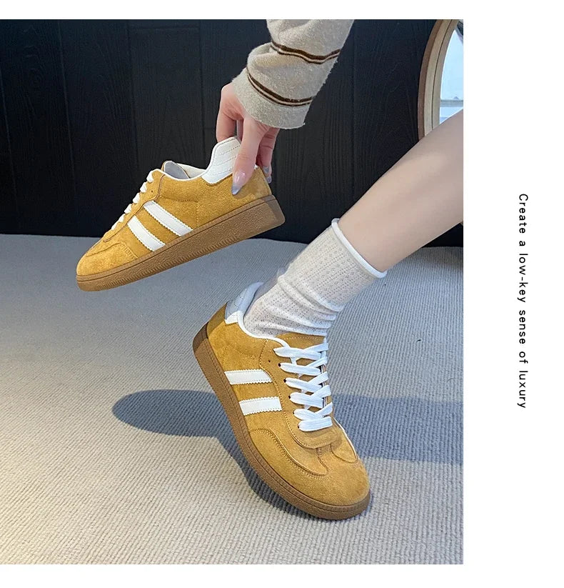 Women Tennis Sneakers Flats Ladies Fashion Mixed Colors Lace-up Vulcanized Shoes Spring Autumn Woman Outdoor Trainers Footwear