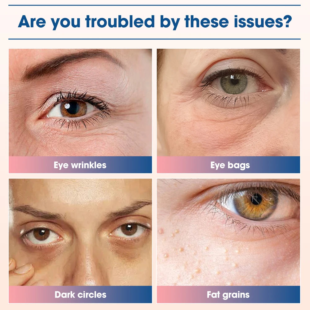 Electric Portable Ems Red Light Therapy Massage Led Eye Patch With Microcurrent Eye Care Device Anti-aging Dark Circles Remover