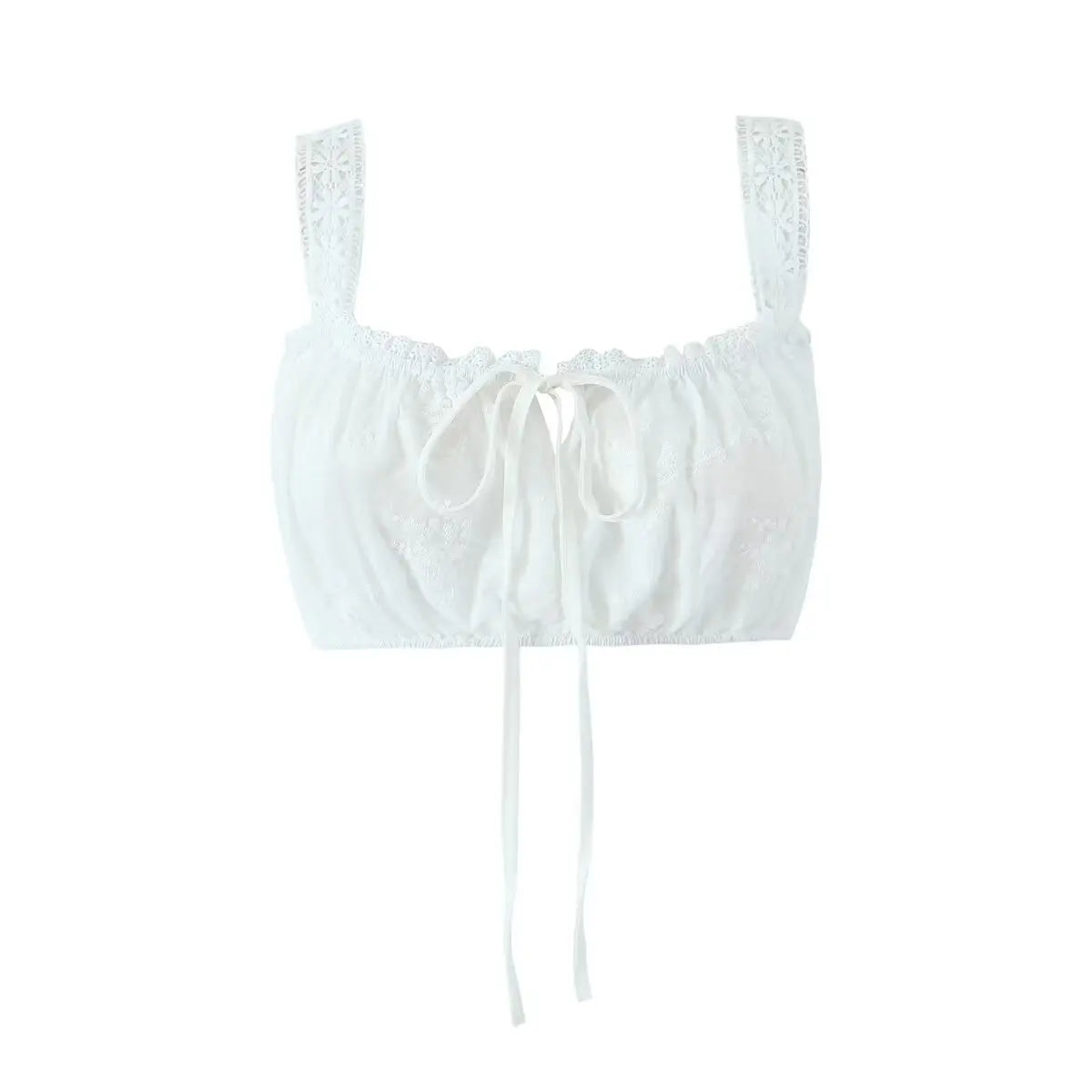 Women White Summer Outfit Botanical Garden Maxi Skirt