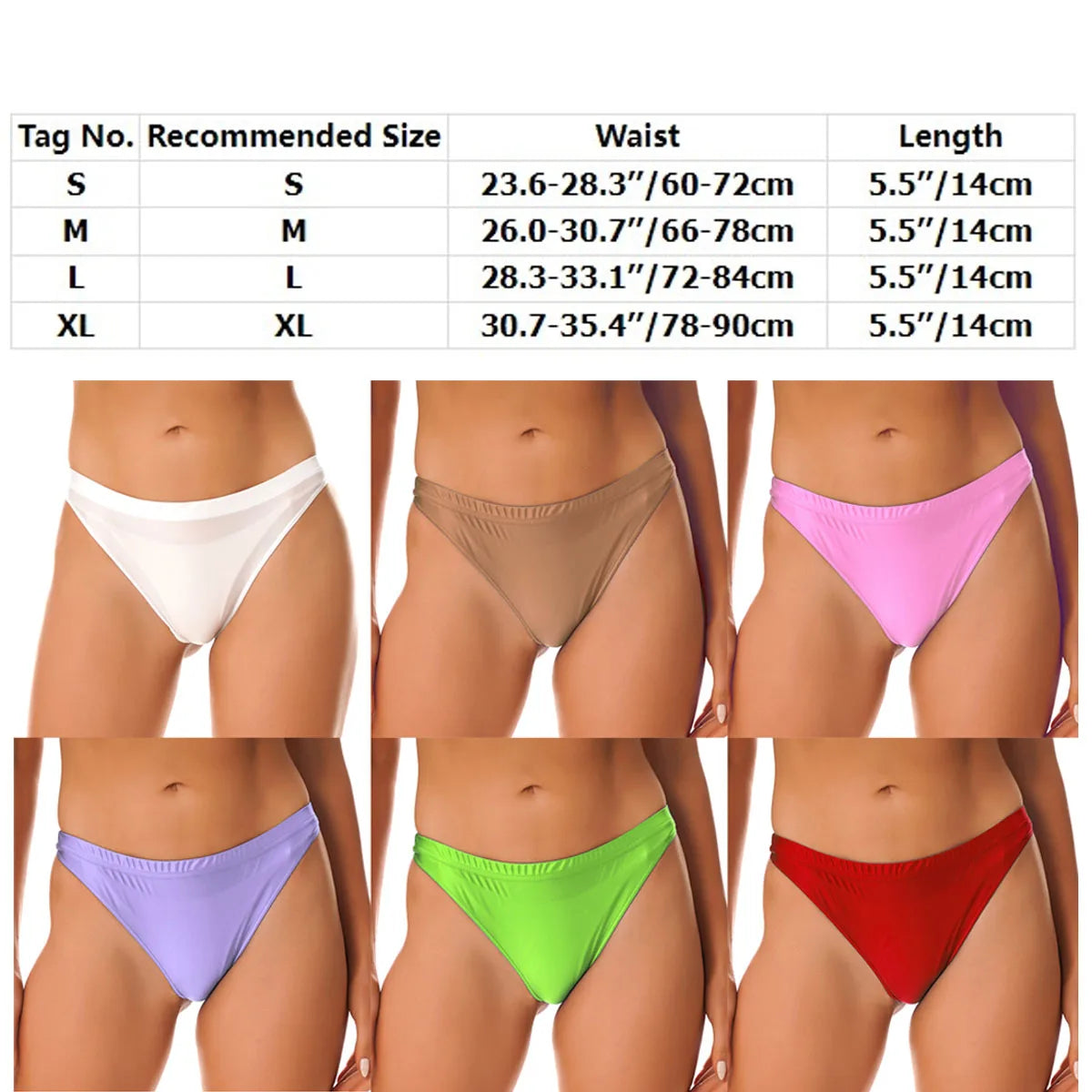 Women Glossy Swimsuit Outfit Oil Shiny Camis Crop Top Sports Fitness Smooth Tank Tops T-shirt With Panties Boxer Shorts Swimwear