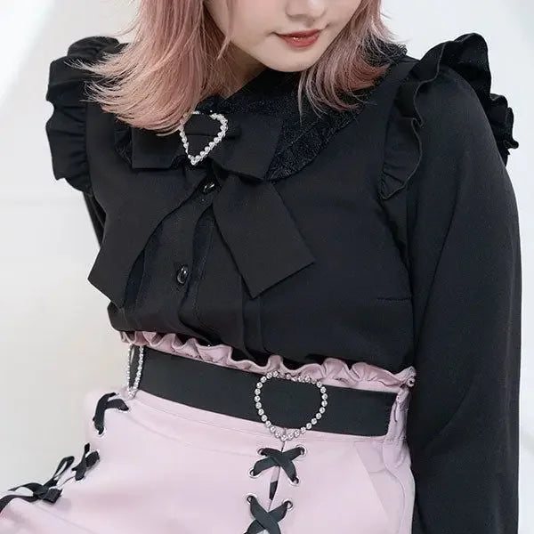 Women's Plus Size Lolita Style Skirt Black High Waist Slimming Summer Skirt Japanese Cute Soft Girl Fashion Flared Design S-3XL