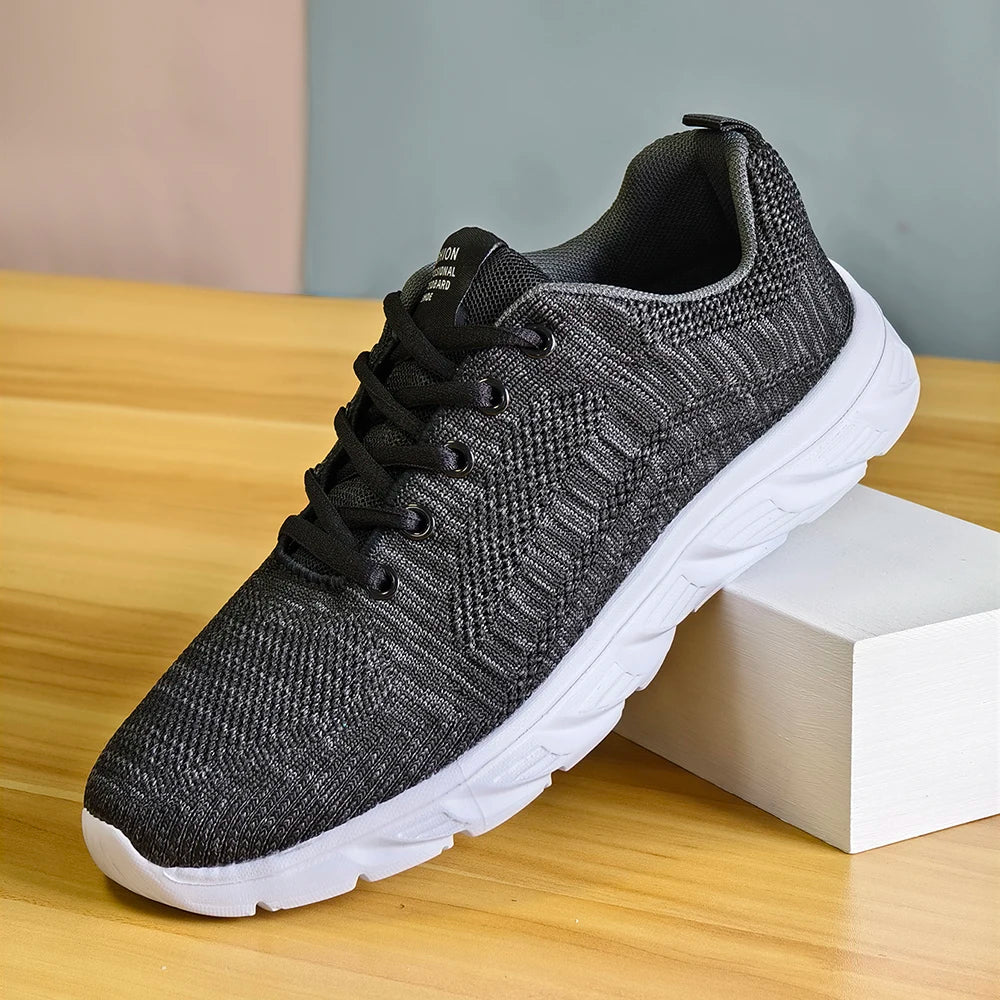 Breathable Mesh Men Sneakers Plus Size 39-46 Sport Casual Shoes For Men Lightweight Cushioning Walking Shoes
