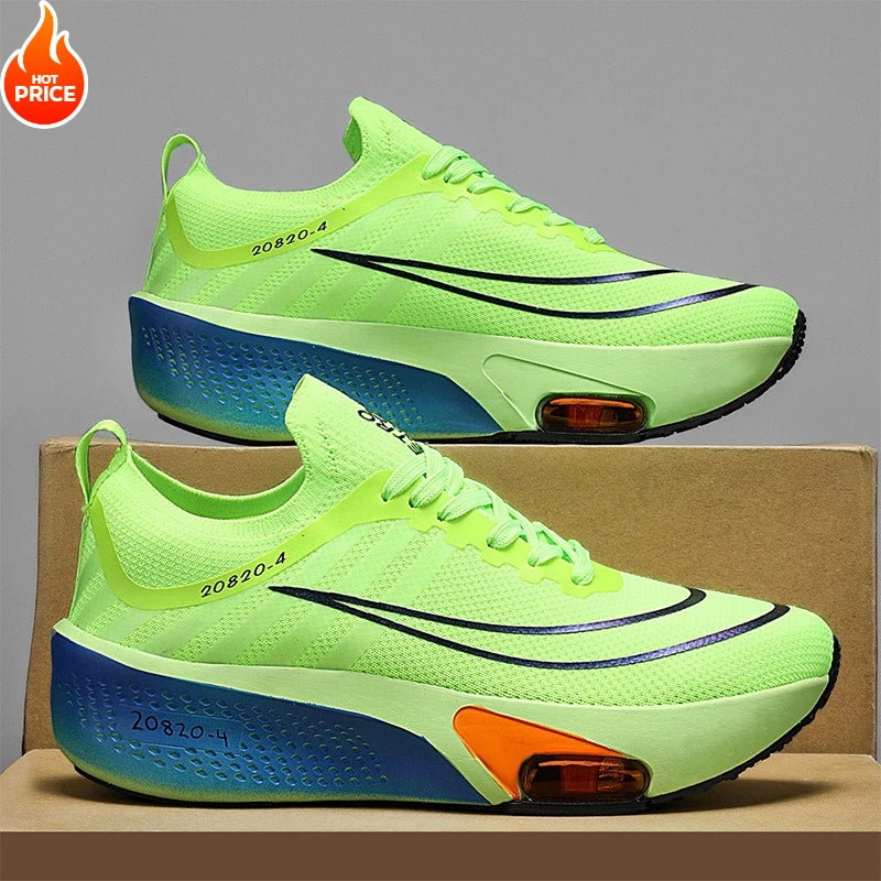 NEW Running Shoe Air Cushion Speciality Marathon Men Sports Breathable Lightweight Women's Comfortable Athletic Nonskid Sneakers