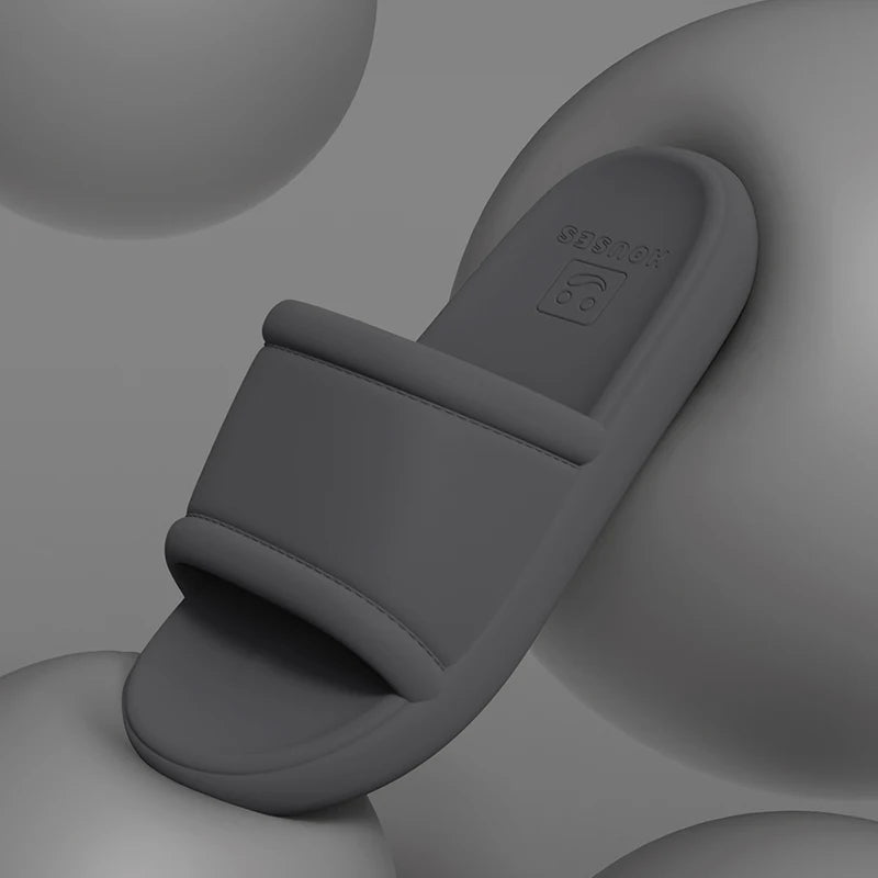 New Men's Slippers EVA Non-slip Bathroom Slipper Soft Comfortable Home Summer Sandal Indoor Bathroom Slippers Male Shower Shoes