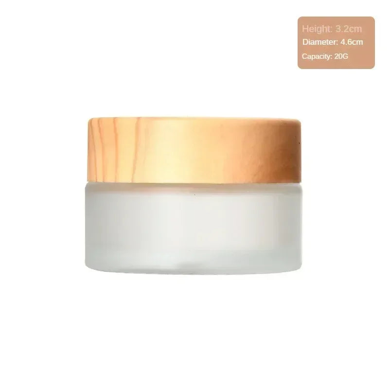 Lotion Refillable Glass Bottle Storage Eye Cream Sealed Dispenser Facial Mask Cosmetic Jar Container Personal Care Travel Set