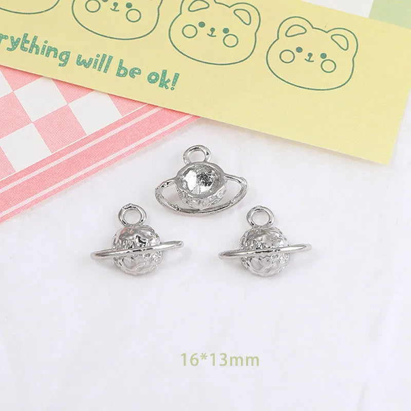 Wholesale Y2K Silver Charms for Jewelry Making Accessories DIY Pendant Necklace Bracelet Earring Women Girl Luxury Female Gift