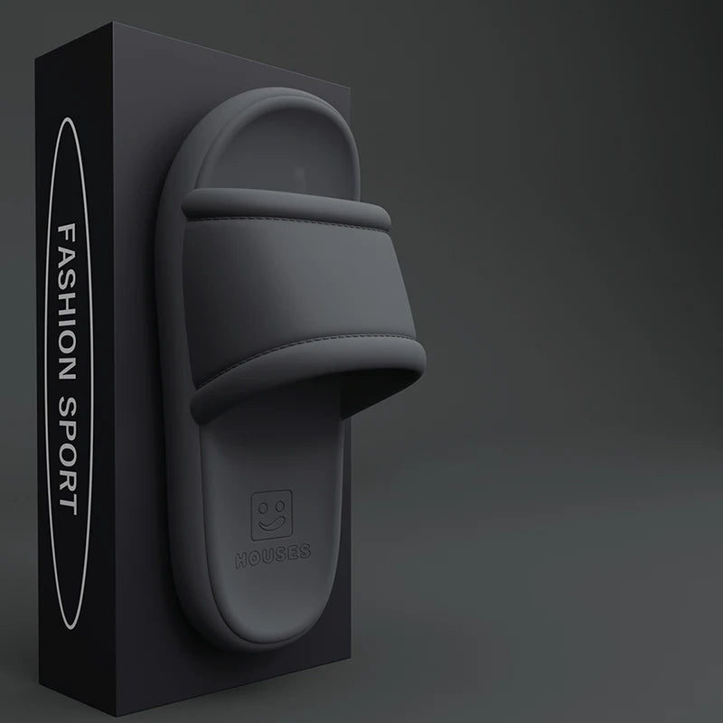 New Men's Slippers EVA Non-slip Bathroom Slipper Soft Comfortable Home Summer Sandal Indoor Bathroom Slippers Male Shower Shoes