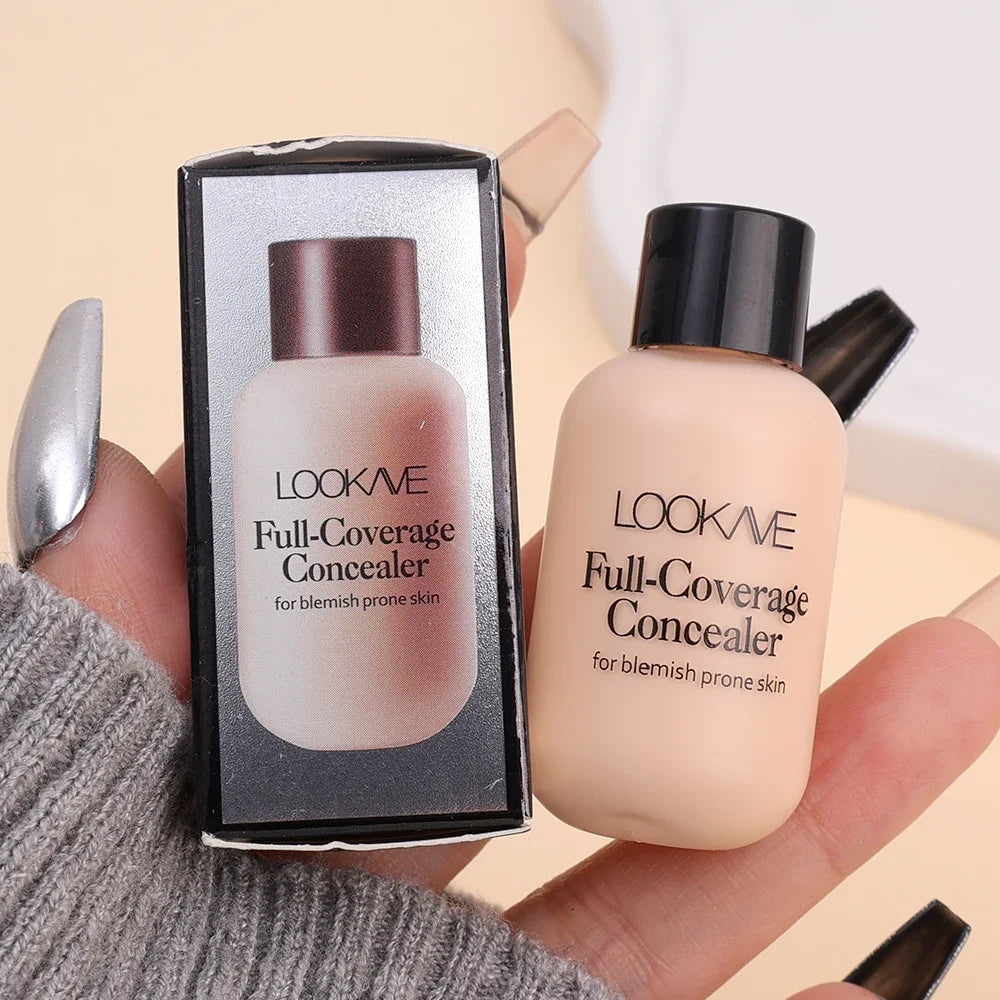 Waterproof Matte Concealer Cream Full Coverage Acne Dark Circles  Oil Control Lasting Liquid Foundation Facial Makeup Cosmetics
