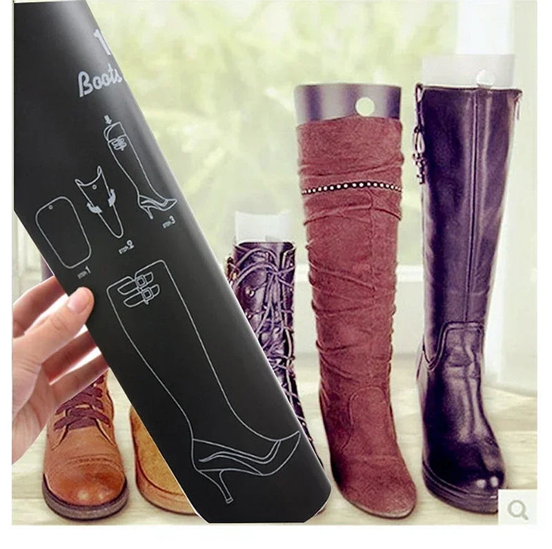 1Pcs Boot Shaper Stands Form Shoe Protector Inserts Tall Boot Support Keep Tube Shape for Women Men Plastic Long Boots Support