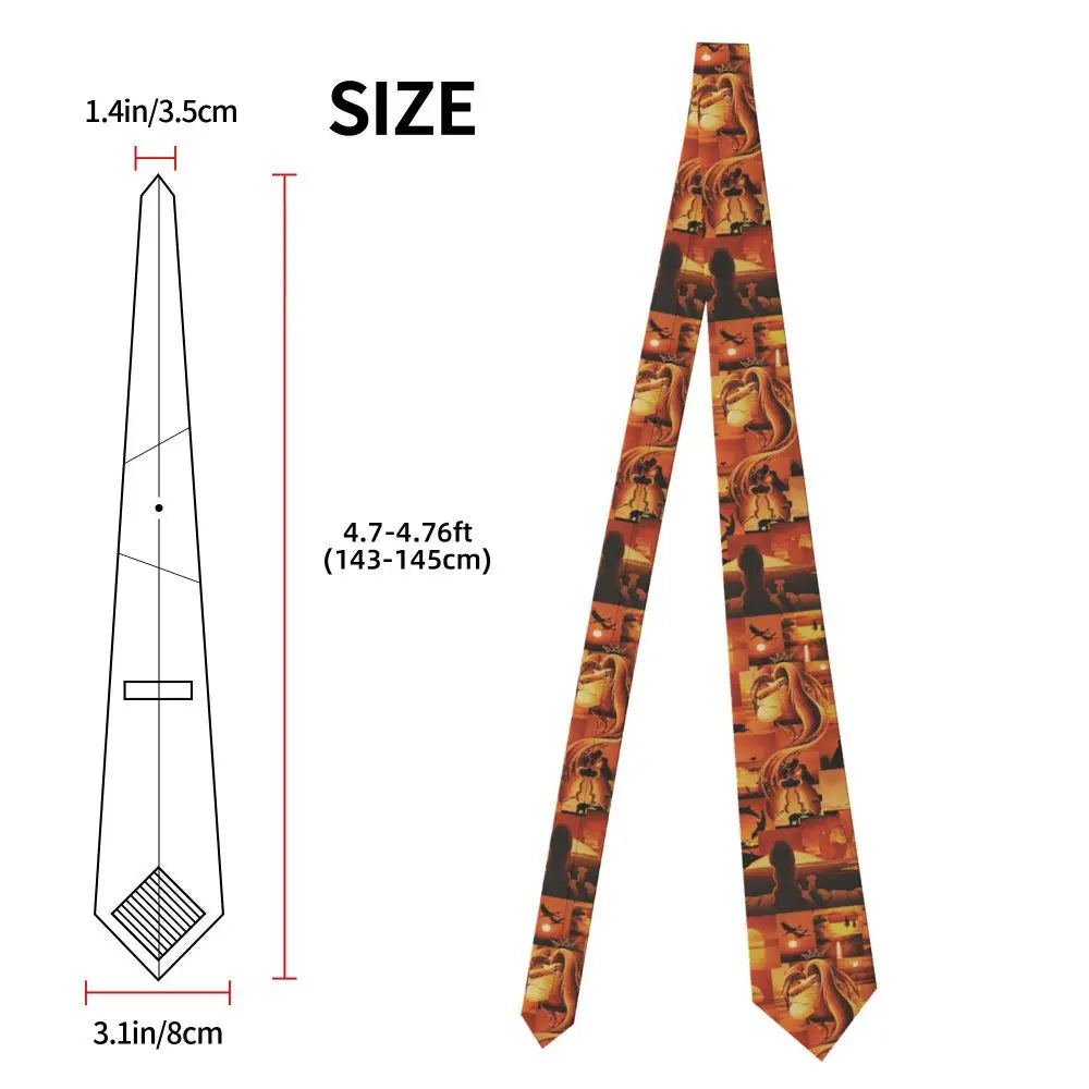 Custom The Lion King Hakuna Matata Necktie Mens Mens Suit Tie For Thanksgiving Day