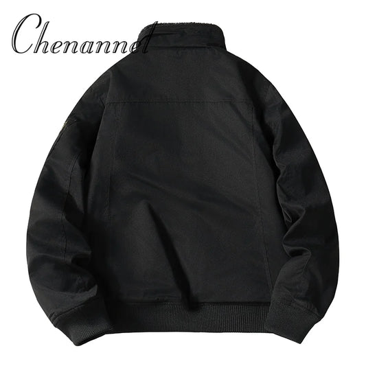 Men's Winter Cotton Jacket, Versatile Casual Stylish Windproof Warm Stand - Collar Coat