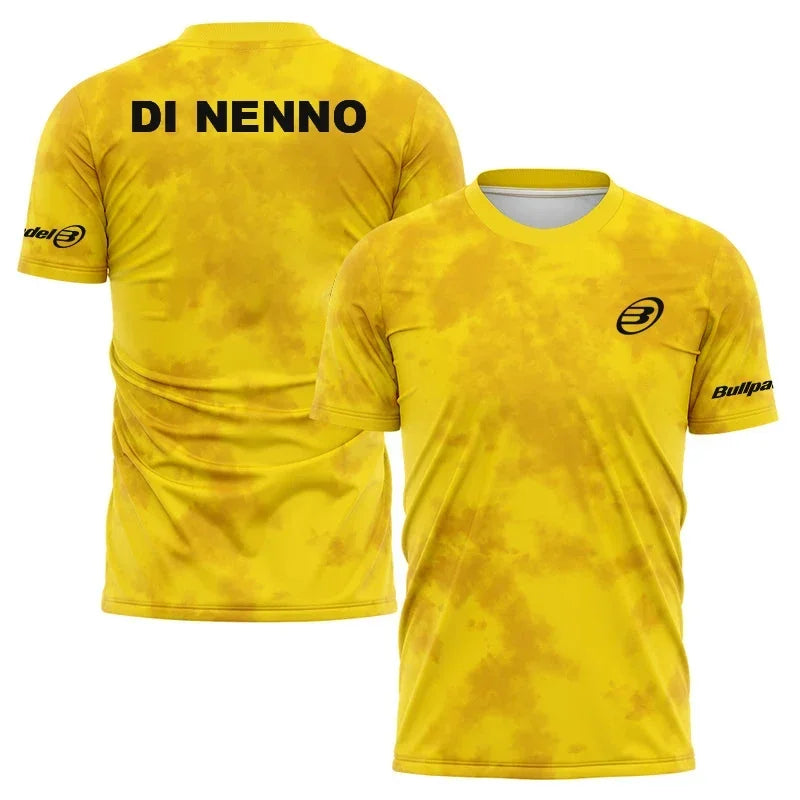 Men's Quick Drying Padel T-Shirt 2023 Breathable Tennis Short Sleeve Tops World Padel Fans T Shirts Fitness Running Sportwear