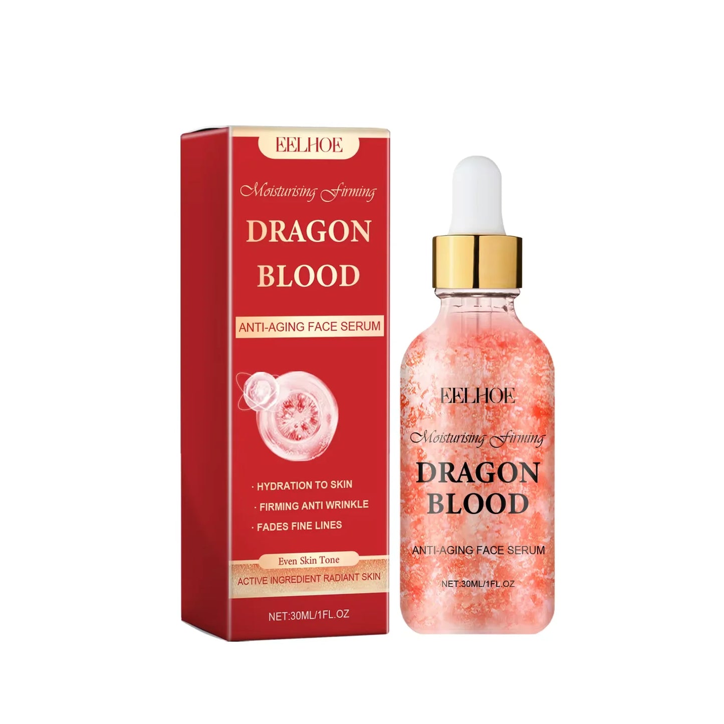 EELHOE Dragon Blood Cream Rejuvenation Facial Treatments Reduce Fine Lines Anti Wrinkle Tighten Skin Lifting Dragon Blood Serum