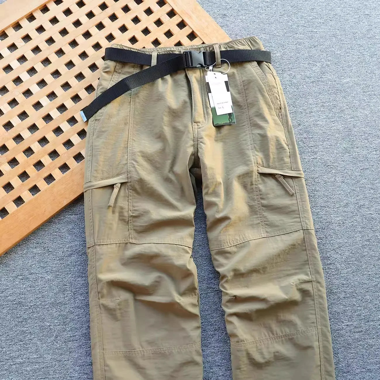 Outdoor Softell Pants Men's Autumn Winter Windproof Waterproof Thiened Fce Lined Straight Leg Hiking Mountain Climbing...