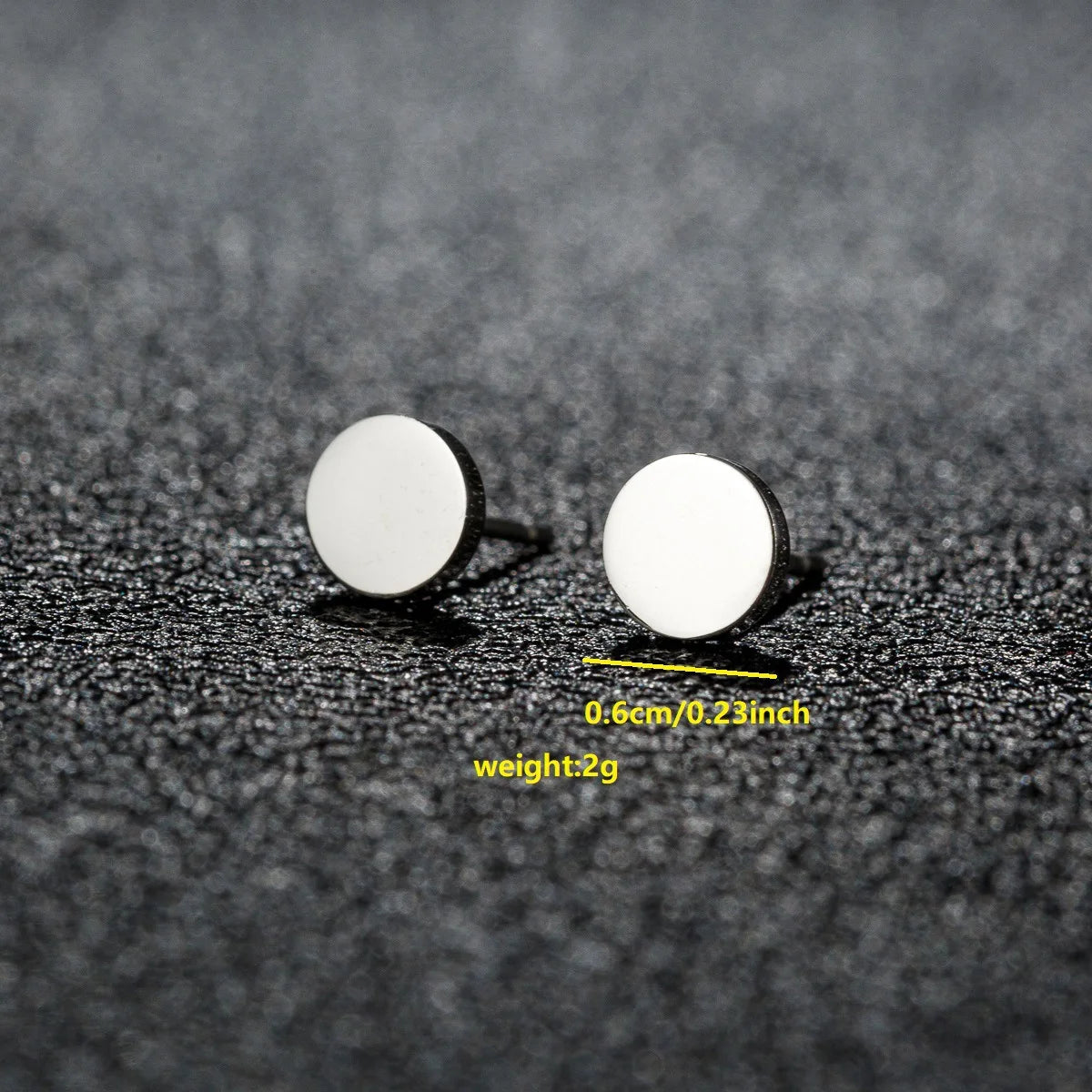 Vintage Simple Star Moon Circle Geometry Stainless Steel Stud Earrings for Women Trendy Earing Piercing Jewelry Gift