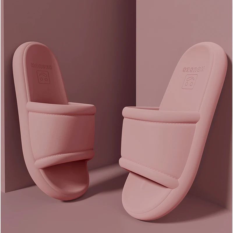 New Men's Slippers EVA Non-slip Bathroom Slipper Soft Comfortable Home Summer Sandal Indoor Bathroom Slippers Male Shower Shoes