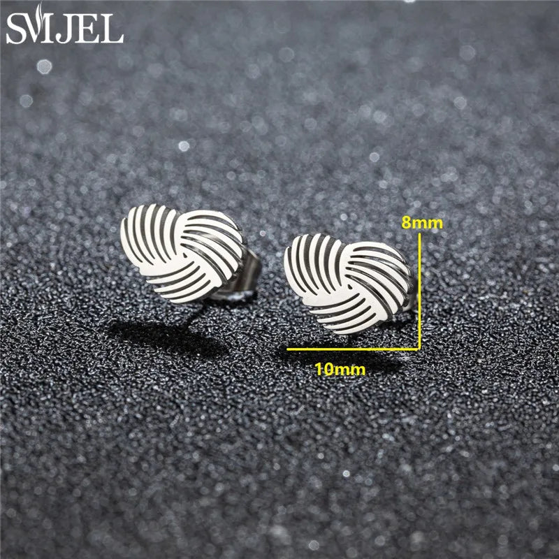 Romantic Simple Tiny Heart Earrings Female Minimalist Stainless Steel Love Stud Earring Hypoallergenic Jewelry Wedding Gift