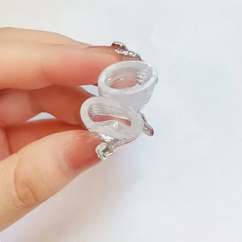 10/50pcs Transparent Silicone Toe Covers Women Gel Little Toes Protector Tube Foot Care Finger Caps Elasticity Prevents Blisters