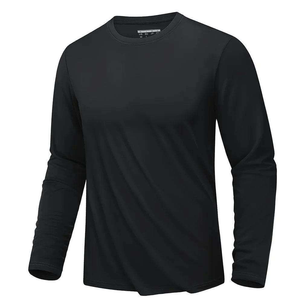 Men's Sun Protection  Summer official-website Long Sleeve Quick Dry Men T Shirts Breathable Hiking Fish Performance Top UV-Proof