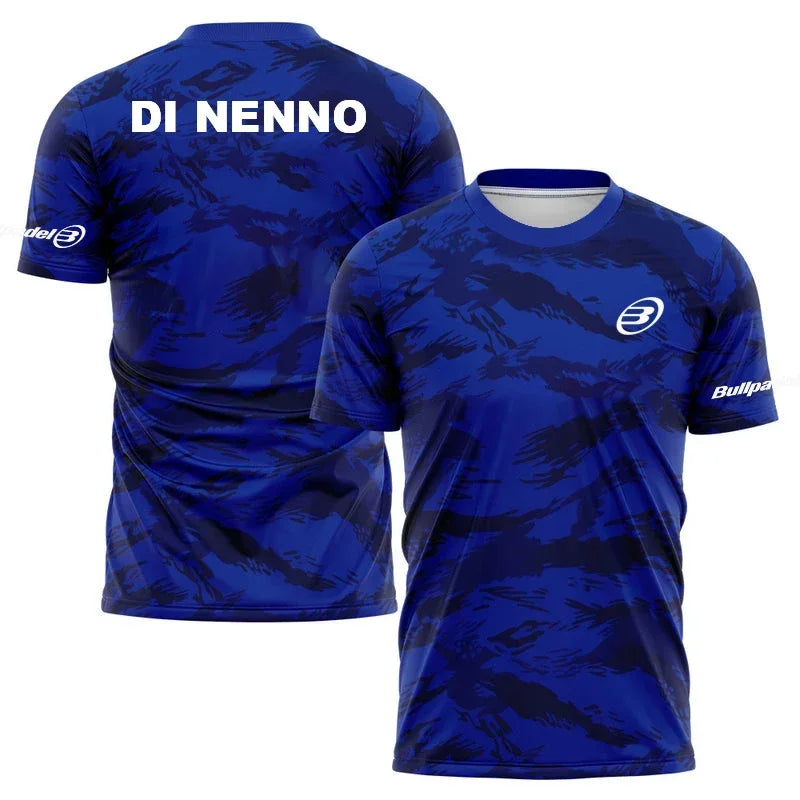 Men's Quick Drying Padel T-Shirt 2023 Breathable Tennis Short Sleeve Tops World Padel Fans T Shirts Fitness Running Sportwear