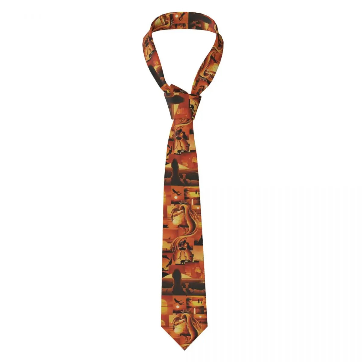 Custom The Lion King Hakuna Matata Necktie Mens Mens Suit Tie For Thanksgiving Day