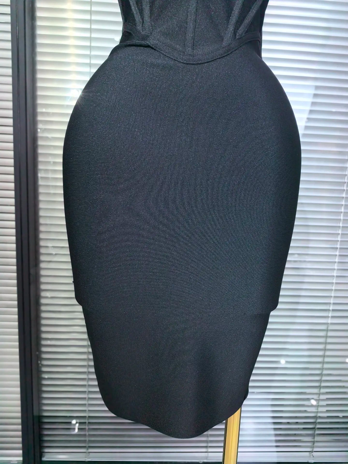 Black Color Women Sexy One Shoulder Shinning Crystal Bodycon Mini Bandage Dress Celebrate Nightclub Party Birthday Outfit