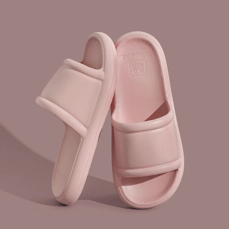 New Men's Slippers EVA Non-slip Bathroom Slipper Soft Comfortable Home Summer Sandal Indoor Bathroom Slippers Male Shower Shoes