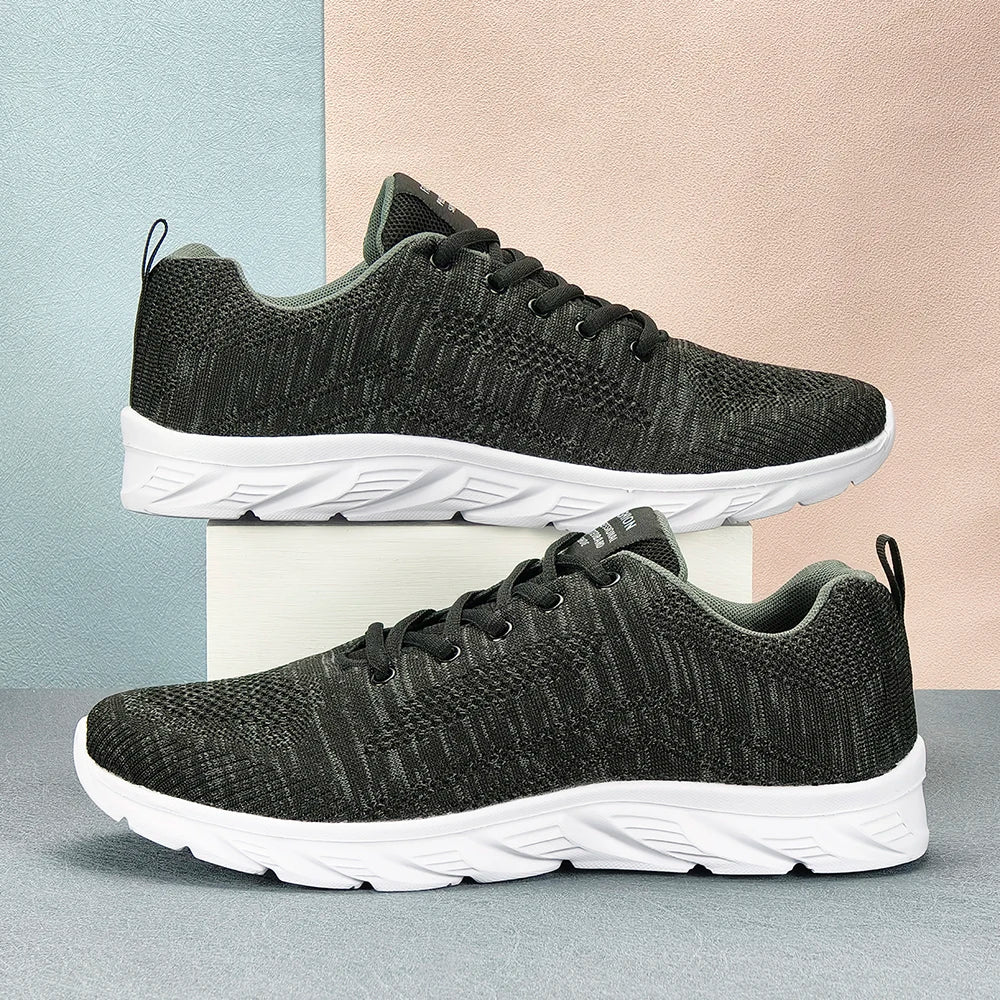 Breathable Mesh Men Sneakers Plus Size 39-46 Sport Casual Shoes For Men Lightweight Cushioning Walking Shoes