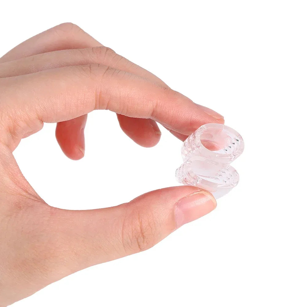 10/50pcs Transparent Silicone Toe Covers Women Gel Little Toes Protector Tube Foot Care Finger Caps Elasticity Prevents Blisters