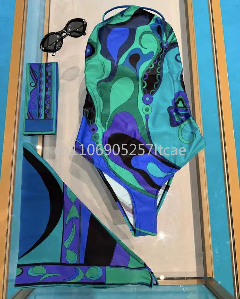 Luxury Design Women's Scarf Bikini Sets Letter Signature Logo Designer Brand Lady Headband Swimsuits