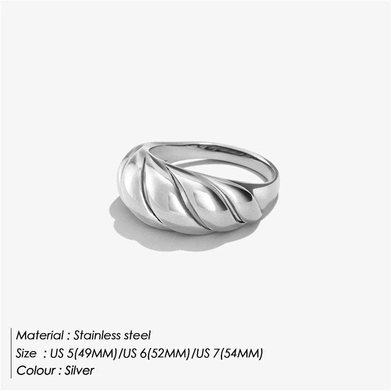 Fashion Ring 316L Stainless Steel Ring Anillo Ringen Mujer Women Rings Bague Couple Matching Jewlery Fashion Gifts Do not fade