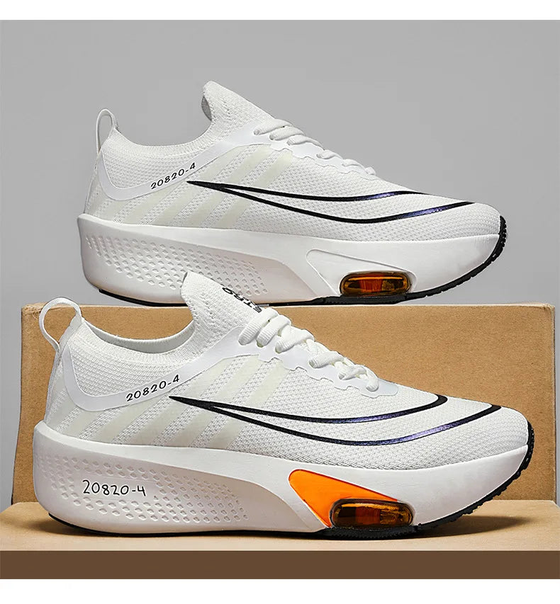 NEW Running Shoe Air Cushion Speciality Marathon Men Sports Breathable Lightweight Women's Comfortable Athletic Nonskid Sneakers