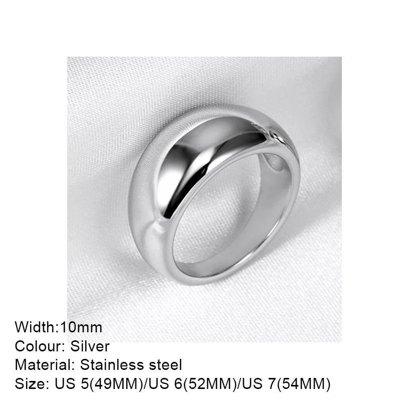 Fashion Ring 316L Stainless Steel Ring Anillo Ringen Mujer Women Rings Bague Couple Matching Jewlery Fashion Gifts Do not fade