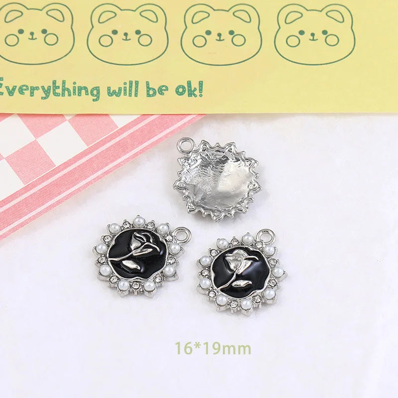 Wholesale Y2K Silver Charms for Jewelry Making Accessories DIY Pendant Necklace Bracelet Earring Women Girl Luxury Female Gift