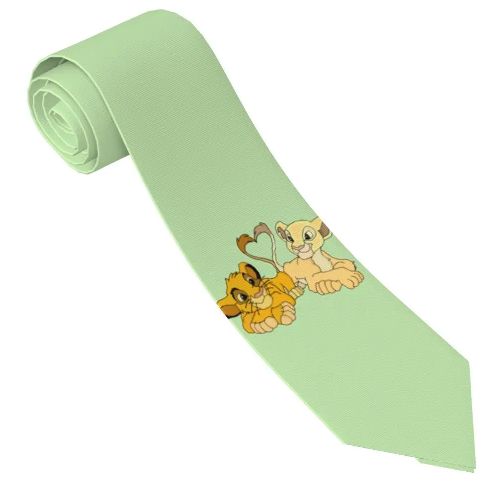 Custom The Lion King Hakuna Matata Necktie Mens Mens Suit Tie For Thanksgiving Day
