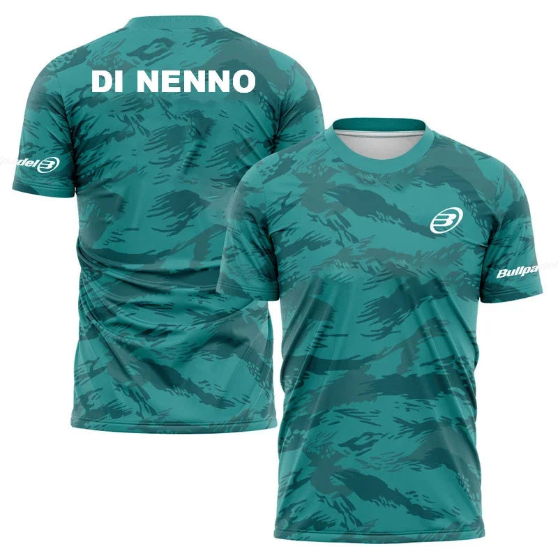 Men's Quick Drying Padel T-Shirt 2023 Breathable Tennis Short Sleeve Tops World Padel Fans T Shirts Fitness Running Sportwear