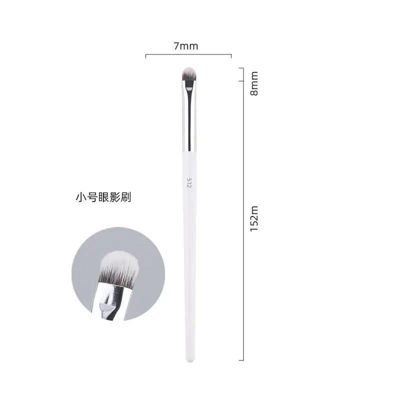 2/3/4/5/6/7pc White Makeup Brushes Liquid Foundation Base Make up Brush Eyeshadow blending Detail Face Eye Concealer Beauty tool